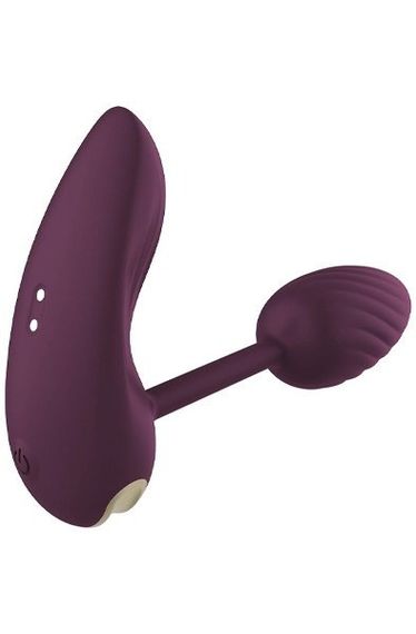 Виброяйцо гибкое с пультом управления Dream Toys Essentials, фиолетовый Sex Aura | Зображення 2