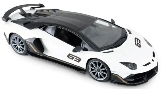 Машинка Rastar Lamborghini Aventador SVJ (96070) на радіокеруванні. 1:14. Білий | Зображення 1