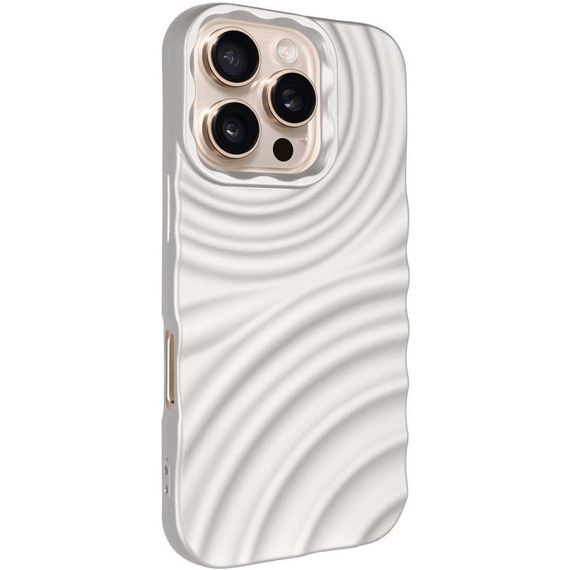 Чохол TPU MonoWave для Apple iPhone 16 Pro Max (6.9") Light Blue Light Gray