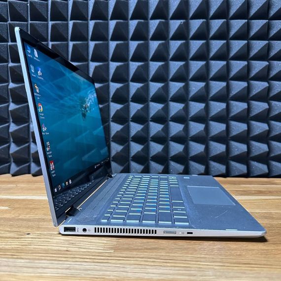 Ноутбук-трансформер Б-клас HP Pavilion X360 / 13.3" (1920x1080) IPS Touch / Intel Core i3-8130U (2 (4) ядра по 2.2 - 3.4 GHz) / 8 GB DDR4 / 128 GB SSD / Intel HD Graphics 620 / WebCam б/в | Зображення 6