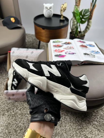 Кросівки New 9060 Black White , текстиль , В'єтнам | Зображення 4