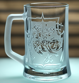 Пивний келих 670 мл League of Legends з гравіюванням кружка для фаната LoL  Геймерський подарунок ліга легенд