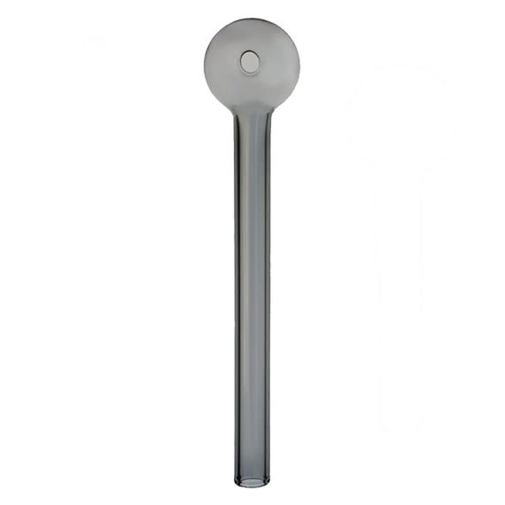 Скляна трубка Вапорайзер Oil Pipe Colored Long Grey