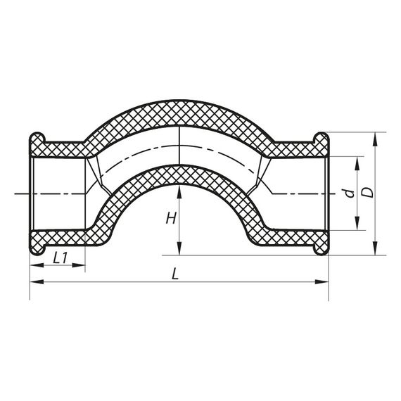 Обвід короткий Koer PPR 32 K0067.PRO (KP0079) | Зображення 1