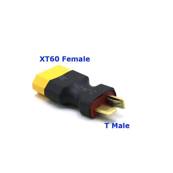 Перехідник конектора з T plug на XT60 Адаптер для підключення акумулятора | Зображення 2