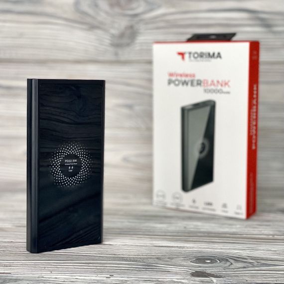 Зовнішній акумулятор з бездротовим заряджанням Qi Torima TRM W1010 10000 mAh (47188-1010_418) | Зображення 2