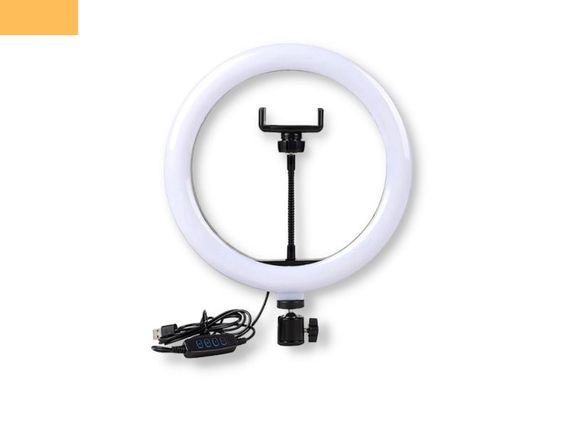 Кольцевая LED лампа для съемки с держателем телефона XPRO LC-330 USB 33cm (AM-1931)