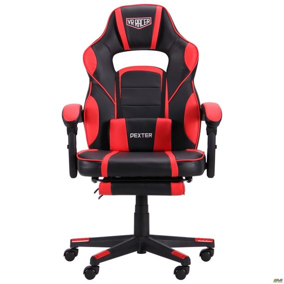 Кресло геймерское Amf VR Racer Dexter Webster черныйкрасный | Зображення 1