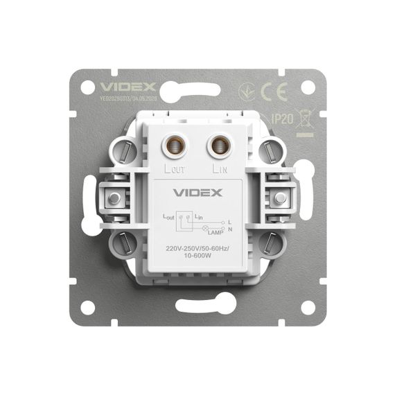 Димер 600W мокко VIDEX NOTA (VF-NT-DM600-BR) | Зображення 3
