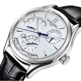 Годинник чоловічий Carnival Kinetic у фірм. шкіряній коробочці