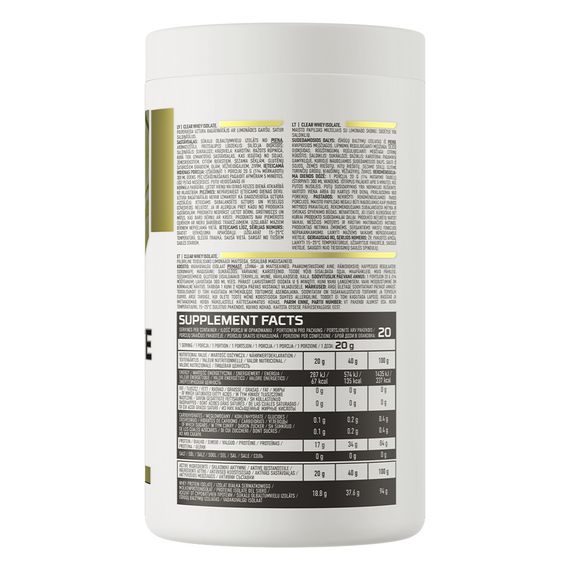Протеин OstroVit Clear Whey Isolate 400 g (Lemonade) | Зображення 1