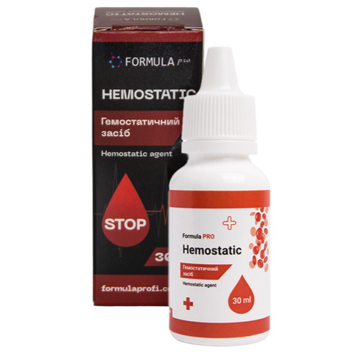 Кровоспинний (гемостатичний) засіб Formula Profi 30мл | Зображення 1