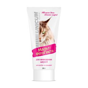 Мальт ФітоПаста для виведення шерсті коти+кошенята 20г