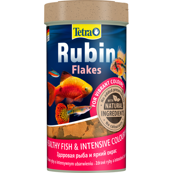 Корм Tetra Rubin Flakes для акваріумних рибок для забарвлення пластівці 52 г/ 250 мл | Зображення 2