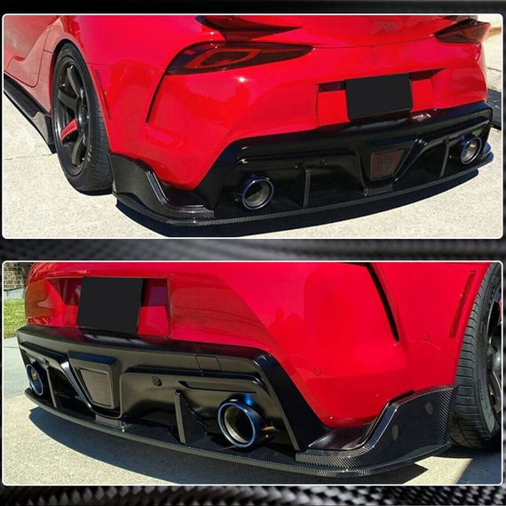 Дифузор заднього бампера V2 (Карбон) для Toyota Supra 2019- рр | Зображення 3