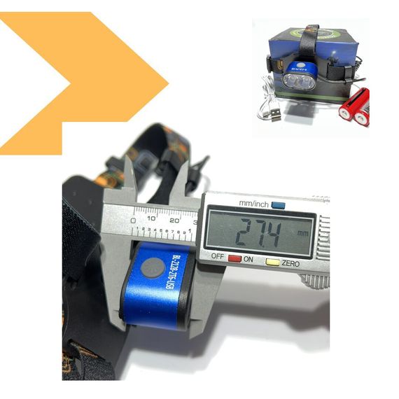 Налобний ліхтар з потужним світлом 1000 люмен Police 2128-2T6 (47466-2128_214) | Зображення 1