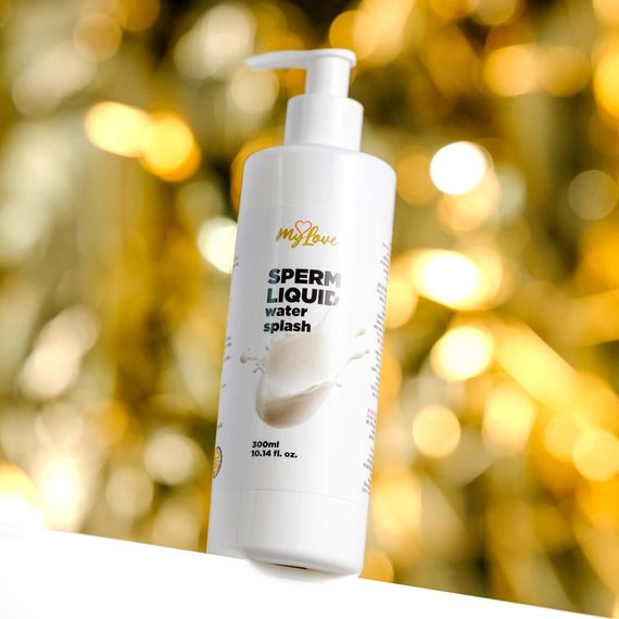 Лубрикант - MyLove Sperm Liquid Water Splash, 300 мл | Зображення 3