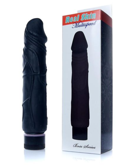 Вібратор Real Skin Black Sex Aura | Зображення 1