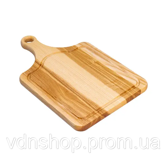 Кухонна обробна дошка дерев'яна 40×25 см з прямокутною основою C18W250400 | Зображення 1