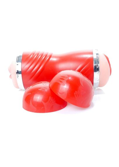 Мастурбатор Cleo Double Delight 3.0, тілесний Sex Aura | Зображення 2