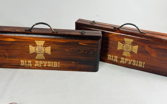 Подарочный набор для пикника BBQ MAX ручной работы (шампура и аксессуары). | Зображення 7