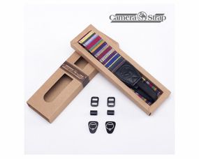 Універсальний ремінь для фотоапарата фотокамери з вишивкою CAMERA STRAP вінтажний тканинний