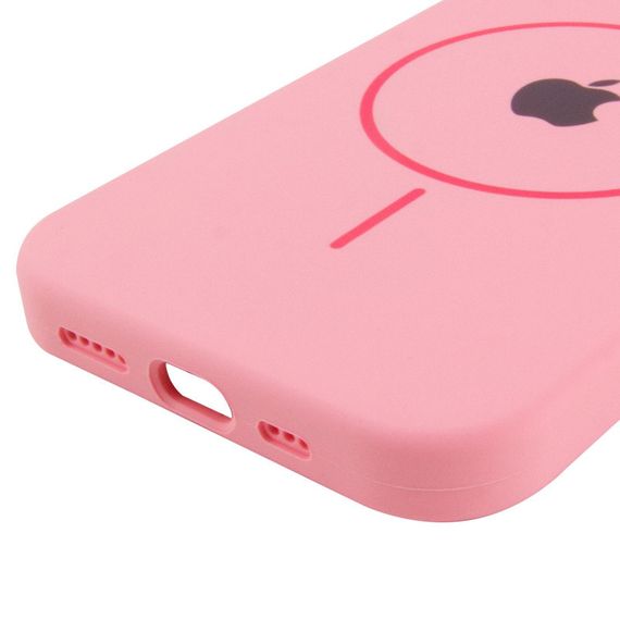 Чохол Silicone Case Full Protective (AA) with MagSafe для Apple iPhone 11 Pro Max (6.5") Рожевий / Light pink | Зображення 4