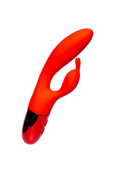 Вибратор-кролик с горизонтальными движениями Every Night Toys для точки G, красный Sex Aura | Зображення 1