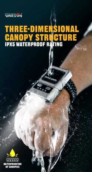 Професійний налобний ліхтар Warsun — 300 Люмен, захист IPX6, 3 режими роботи + USB-зарядка. | Зображення 9