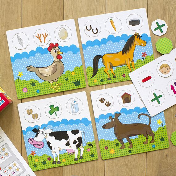 Навчальні пазли. Хто живе на фермі. Iq-club для малюків (у) 13203005 | Зображення 2