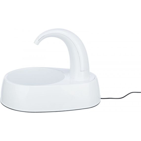 Поїлка-фонтан Trixie Curved Stream для собак біла пластик 2,5 л 25х24,5х35 см | Зображення 3