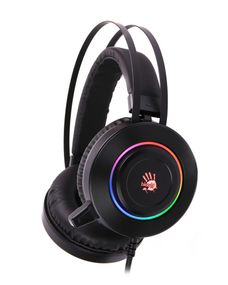 Гарнітура ігрова Bloody G521 з підсвічуванням, USB, колір чорний