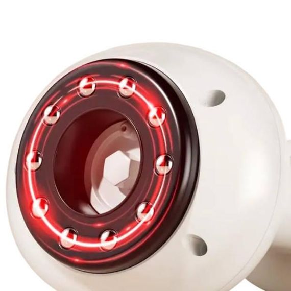 Масажер для тіла акумуляторний з дисплеєм Білий