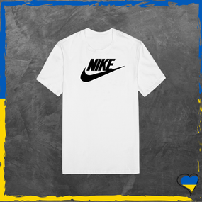 Футболка унісекс Nike найк футболка з бавовни базова Білий, XS/S