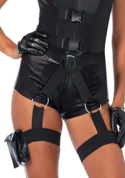 Костюм поліцейської Leg Avenue Flirty Five-0 Cop M | Зображення 3