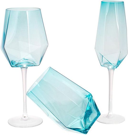 Склянки в наборі 4 шт. 700 мл Ice Blue | Зображення 1