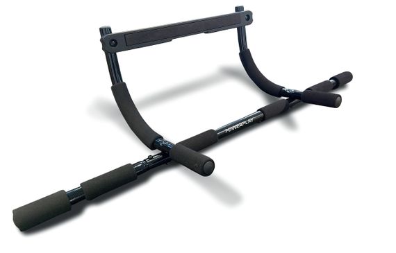Турнік дверний багатофункціональний PowerPlay 4129 Pull Up Pro Black | Зображення 1