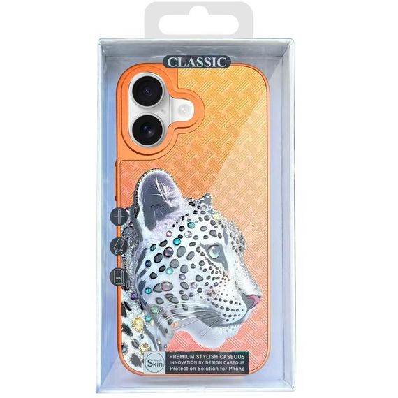 Чохол TPU+PC Crystal Hunt with MagSafe для Apple iPhone 17 (6.3") Orange | Зображення 1