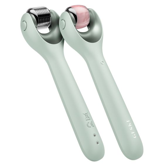 Електронний ролер для обличчя з мікроголками GESKE MicroNeedle Face Roller 9в1 green | Зображення 5