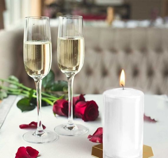 Свічка столова циліндр Bispol AURA Candles sw60/120-090 Білий | Зображення 3