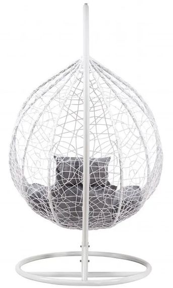 Підвісне крісло-гойдалка кокон Bonro Бонро 329XL (біло-сіре) (46000014) | Зображення 2