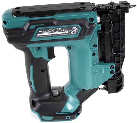 Пістолет штифтозабивний акумуляторний Makita DPT353Z (23GA, 15-35 мм, LXT, без акумуляторів та зарядного пристрою) | Зображення 5