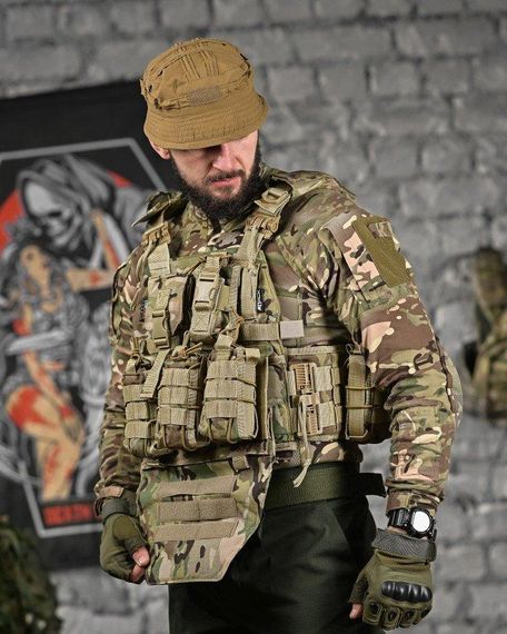 Качественная плитоноска Attack STATIX мультикам ДЛ6477 | Зображення 2