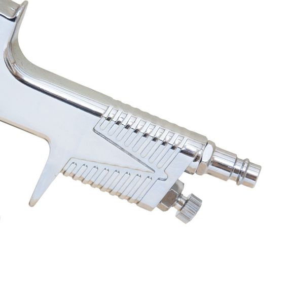 Фарборозпилювач хромований Sigma HVLP 1.4 мм з верхнім баком 600 мл (6812051) | Зображення 3