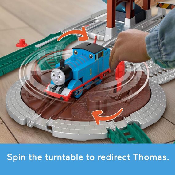 Железная дорога Паровозик Томас и друзья Приключения с цистернами Fisher-Price Thomas & Friends Load & Launch | Зображення 5