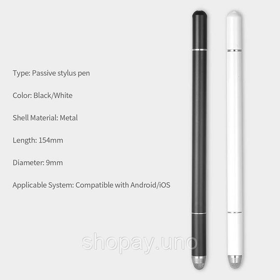 Стилус универсальный JB09 Pencil – перо для сенсорных экранов ∙ Универсальный стилус JB09 Pencil для планшетов и смартфонов | Зображення 2