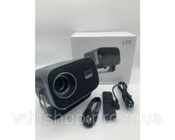 Портативний проектор V8 4K Android 11 з Wi-Fi 2.4G/5G та Bluetooth 5.0 | Зображення 1