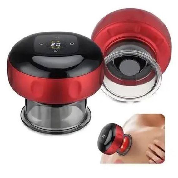 Вакуумный антицеллюлитный массажер с подогревом, массажная антицеллюлитная банка