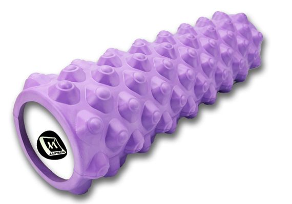 Масажний ролик EasyFit Grid Roller Extreme 45 см Фіолетовий (EF-2051-V)