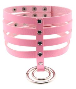 Чокер-нашийник SKN-AS21 PINK sexstyle